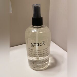 Philosophy Pure Grace body spritz NEW! Mfg label wrinkle